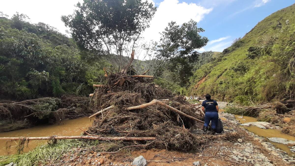 170 familias afectadas y 36 veredas incomunicadas es la cifra a la que asciende emergencia