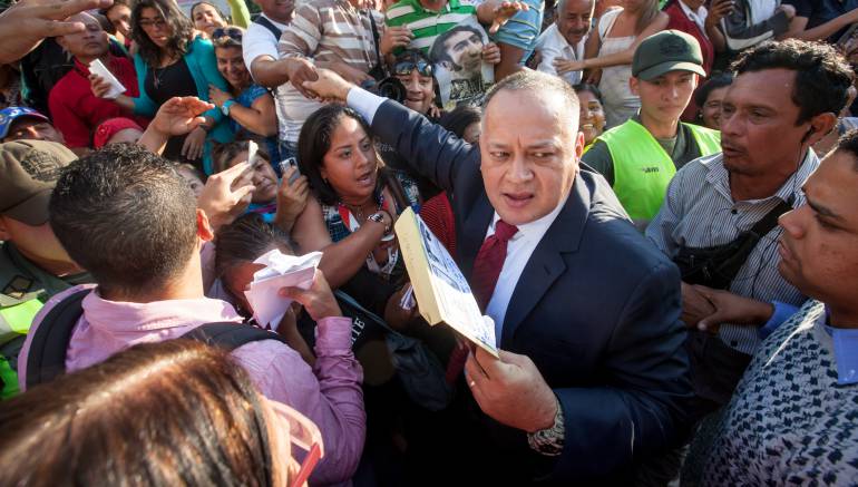 El diputado de la Asamblea Nacional de Venezuela, Diosdado Cabello.