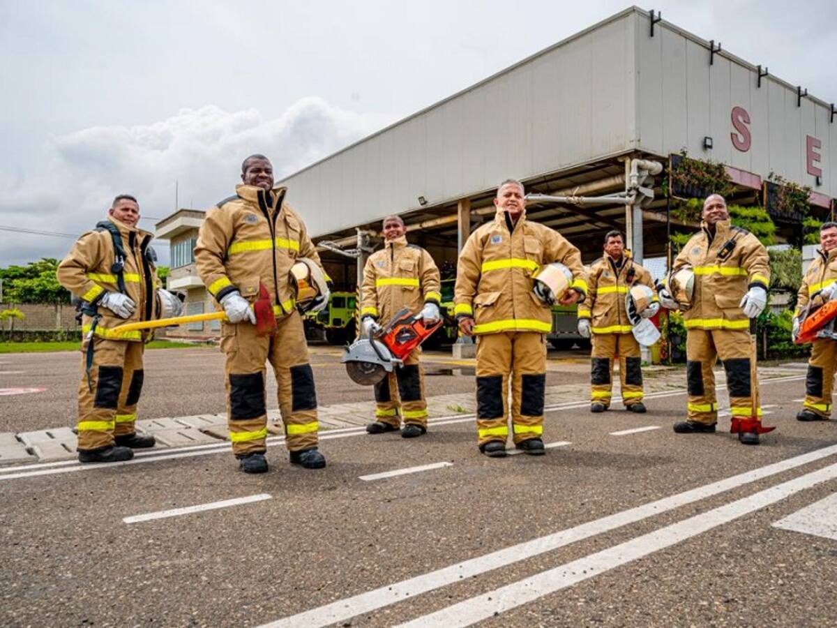 Bomberos del aeropuerto de Cartagena cuentan con nueva estación