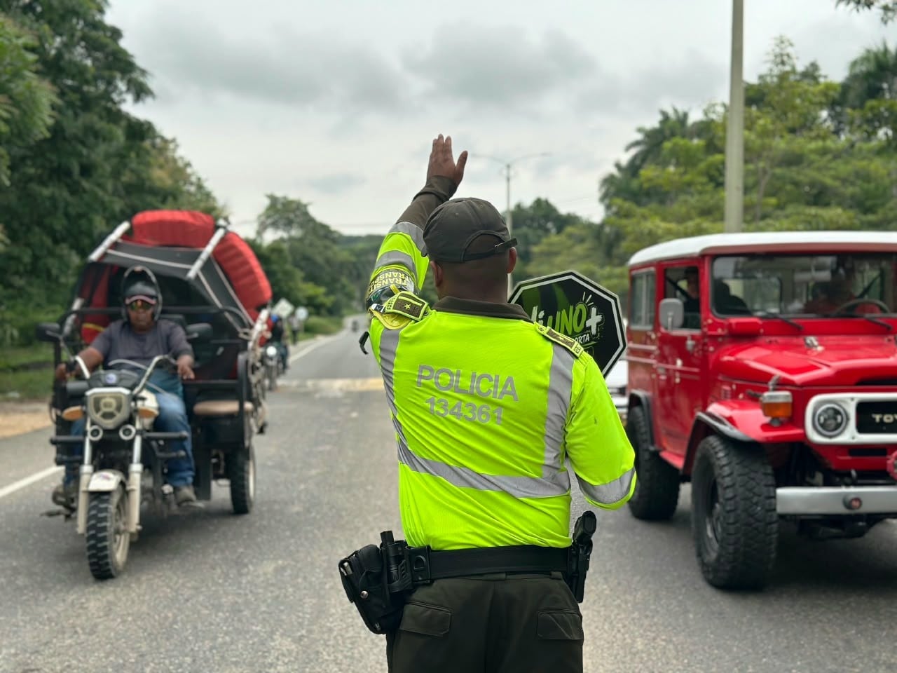 Más de 200.000 vehículos rodarán por las carreteras de Bolívar durante la semana de receso