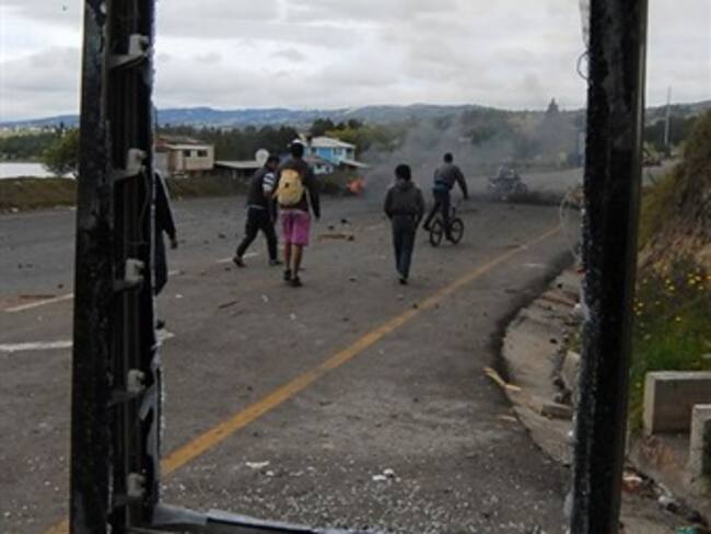 Libres personas que protagonizaron disturbios en Bogotá en el marco del paro agrario