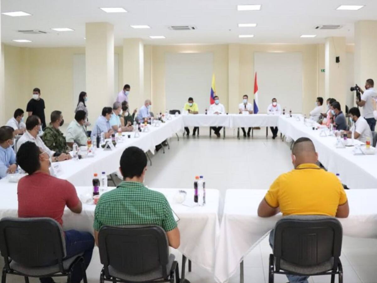 En Montería propician espacios de diálogo con sectores de la protesta