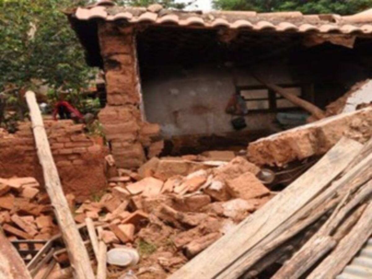 Vendaval deja 22 familias damnificadas en Norte de Santander
