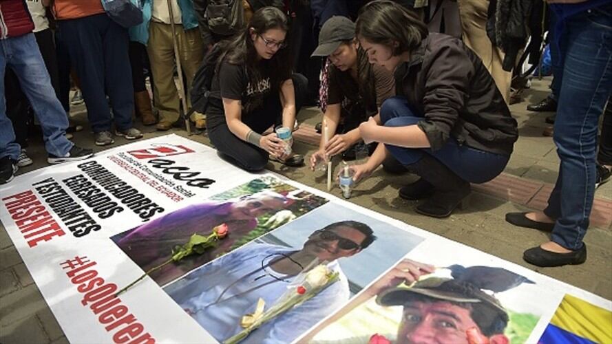 En supuesto comunicado, Guacho dice que entrega de cuerpos de periodistas está suspendida. Foto: Getty Images