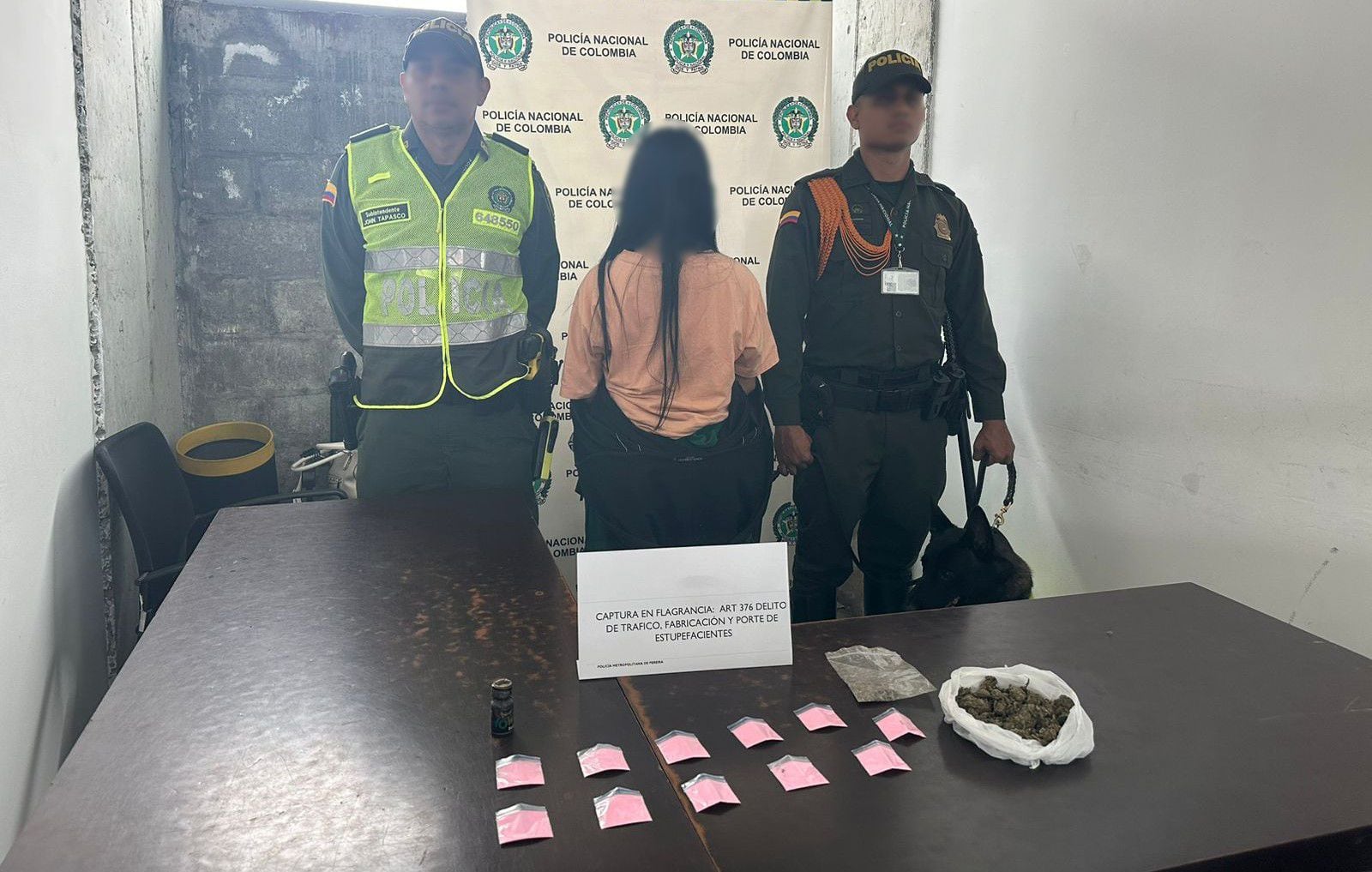 Foto: Policía Metropolitana de Pereira.