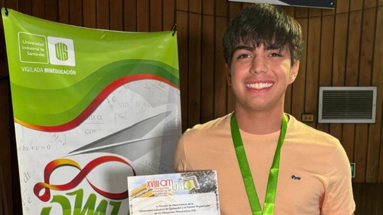 Matías Luengas, joven cucuteño. Foto: Cortesía.