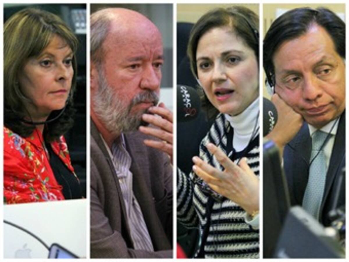 Panelistas del 13 de marzo en Hora 20