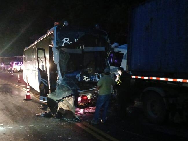 Accidente de tránsito imagen subjetiva.