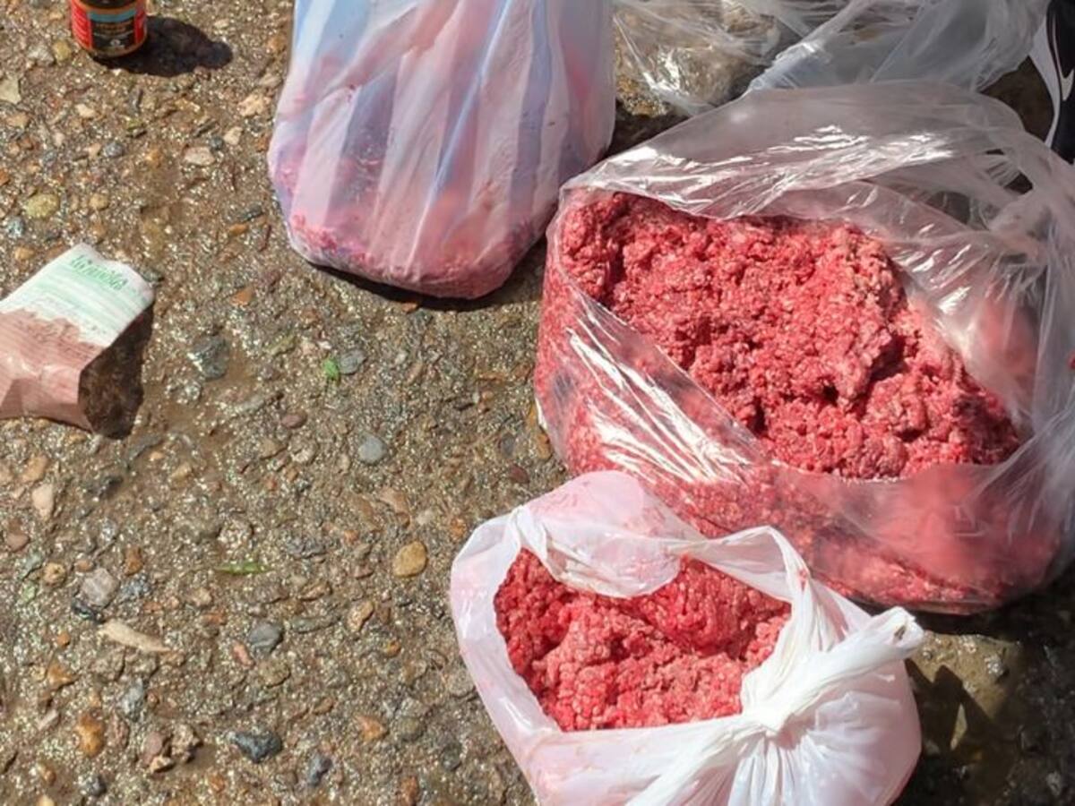 Decomisaron carne en una plaza de mercado de Bucaramanga que era un riesgo para los clientes