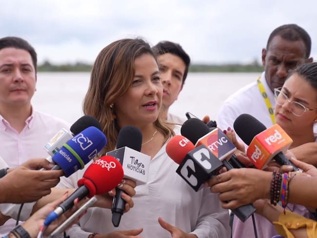 Ministra de Agricultura, Jhenifer Mojica en Barranquilla./ Foto: Minagricultura
