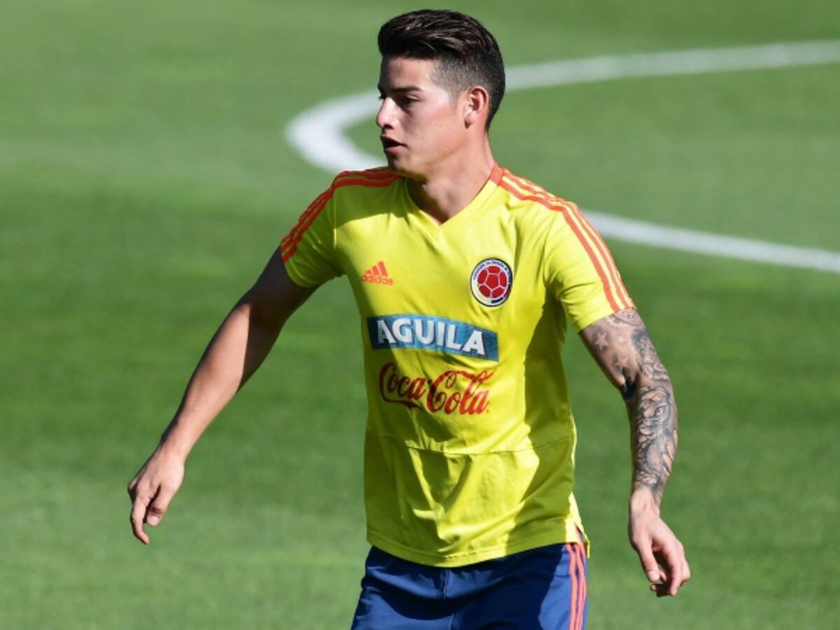 Cuando James se lesionó el gemelo la recuperación fue mínimo de 2 semanas