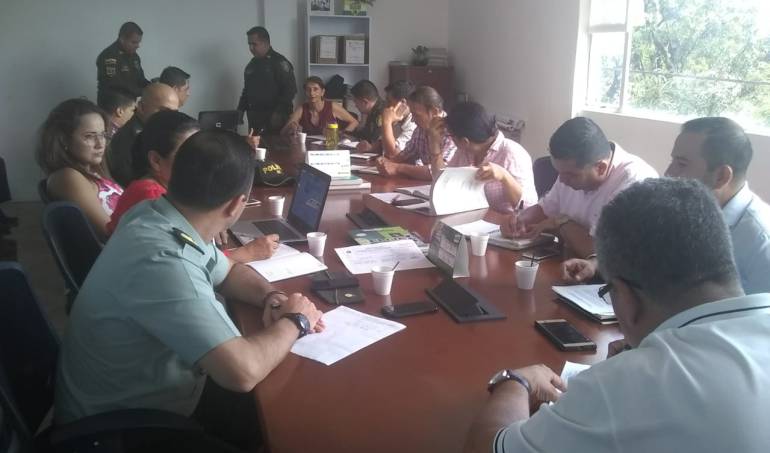 Las autoridades se reunieron en un consejo de seguridad.