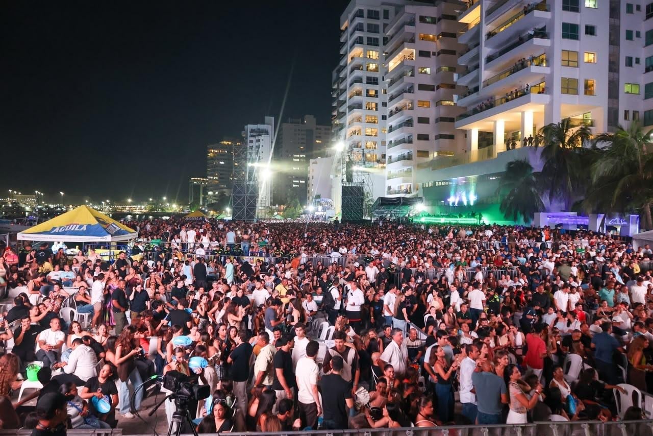 Más de 117 mil visitantes llegaron a Santa Marta y dejaron $106 mil millones durante la Fiesta del Mar. FOTO: Alcaldía de Santa Marta