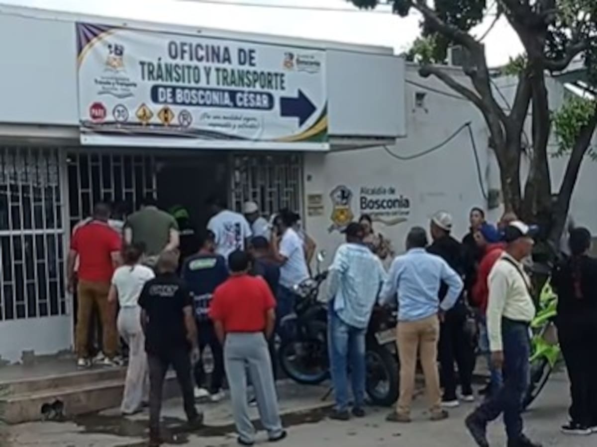 Asesinan a un hombre dentro de las oficinas de Tránsito de Bosconia, Cesar