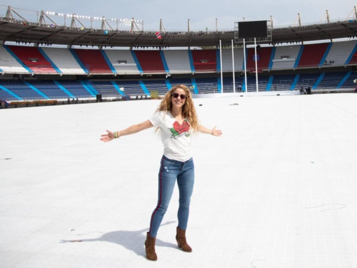 ¡Ya está todo listo! Shakira está en Barranquilla