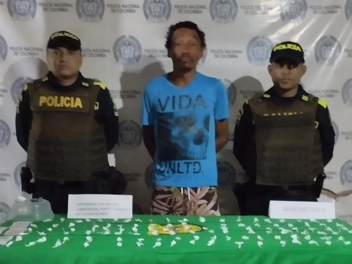 Cayó alias ‘Media Vaca’ con base de coca en el norte de Bolívar