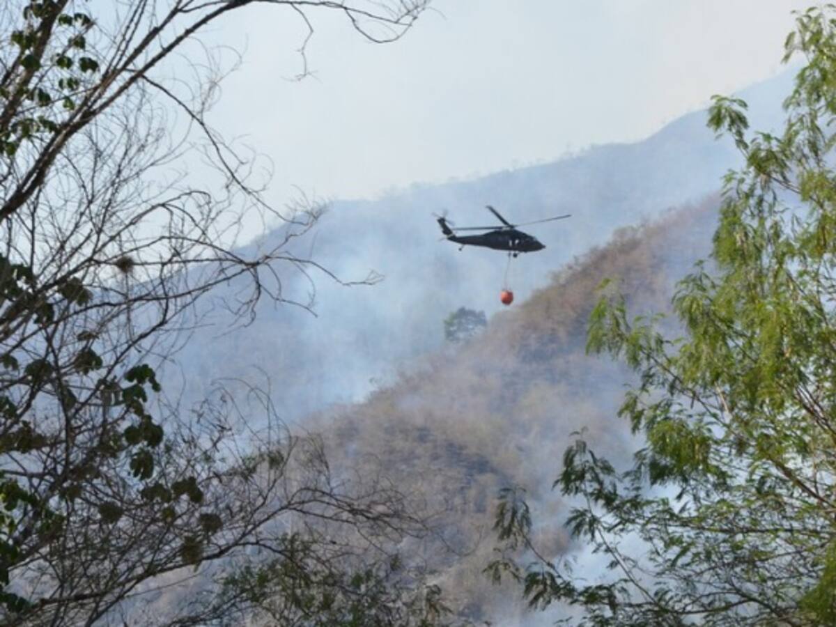Apagar incendio en Guatativa costó $500 millones al día