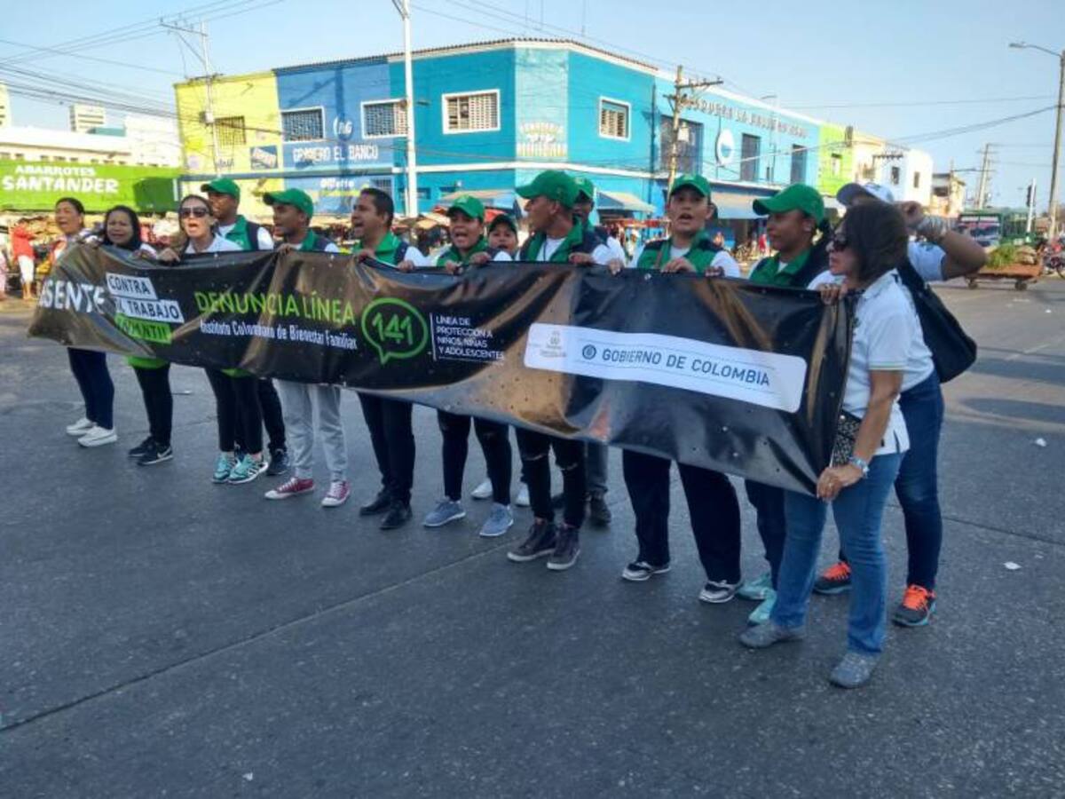 ICBF busca a más de 8.000 niños que trabajan en Barranquilla