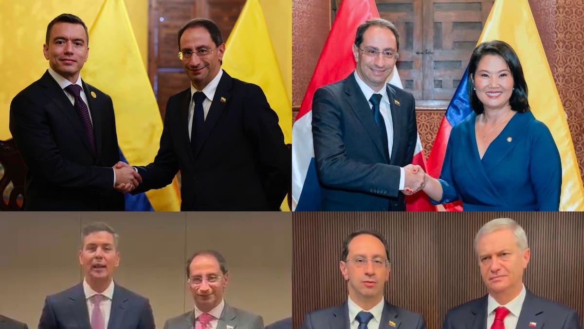 Vicepresidente electo José M. Restrepo se reunió con presidentes de Perú, Ecuador, Paraguay y Chile