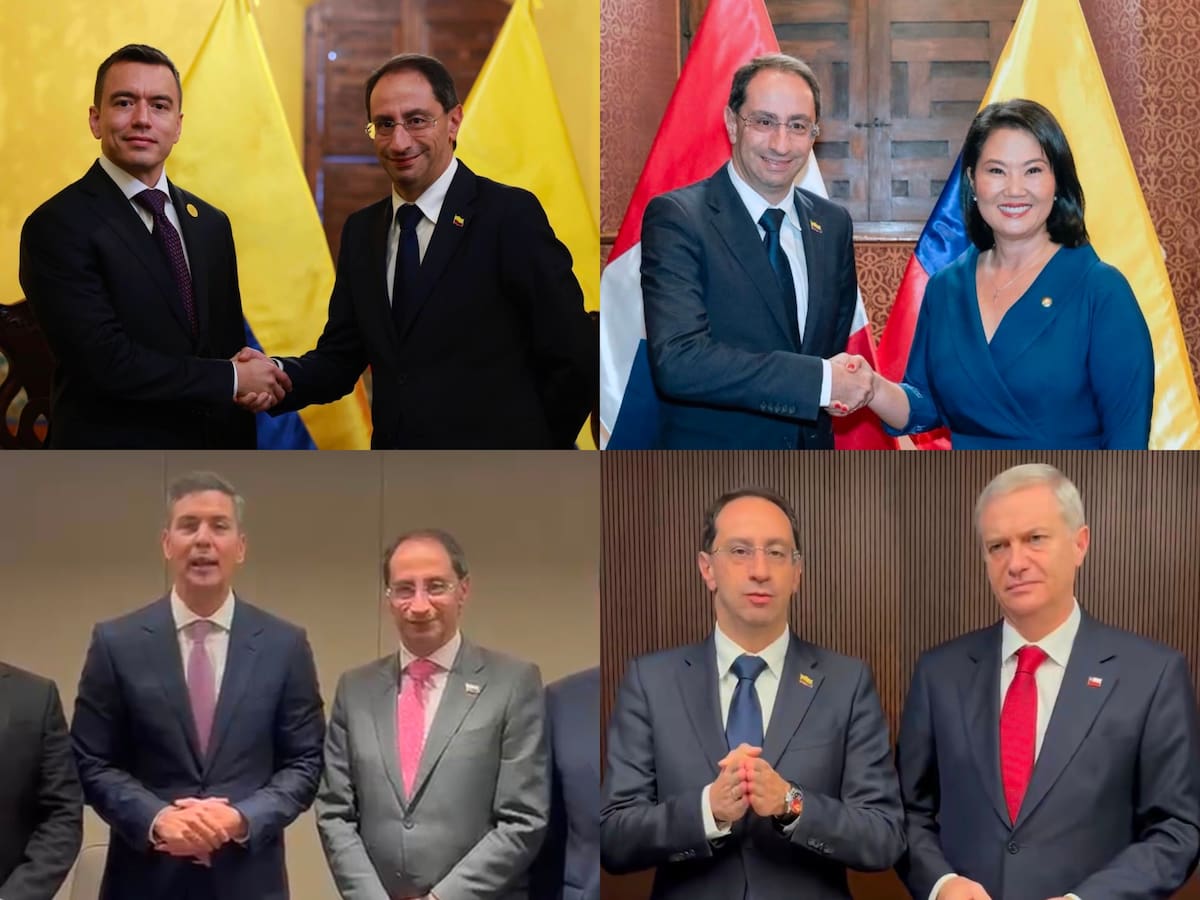 Vicepresidente electo José M. Restrepo se reunió con presidentes de Perú, Ecuador, Paraguay y Chile