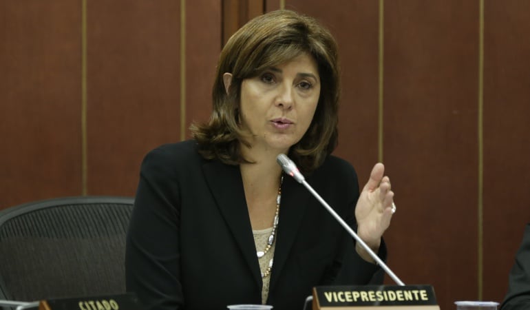 María Ángela Holguín, canciller de Colombia. 