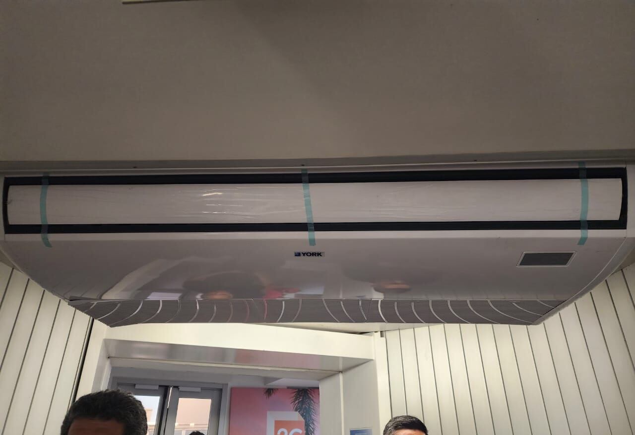 Aire acondicionado en aeropuerto de Santa Marta. Foto: Suministrada