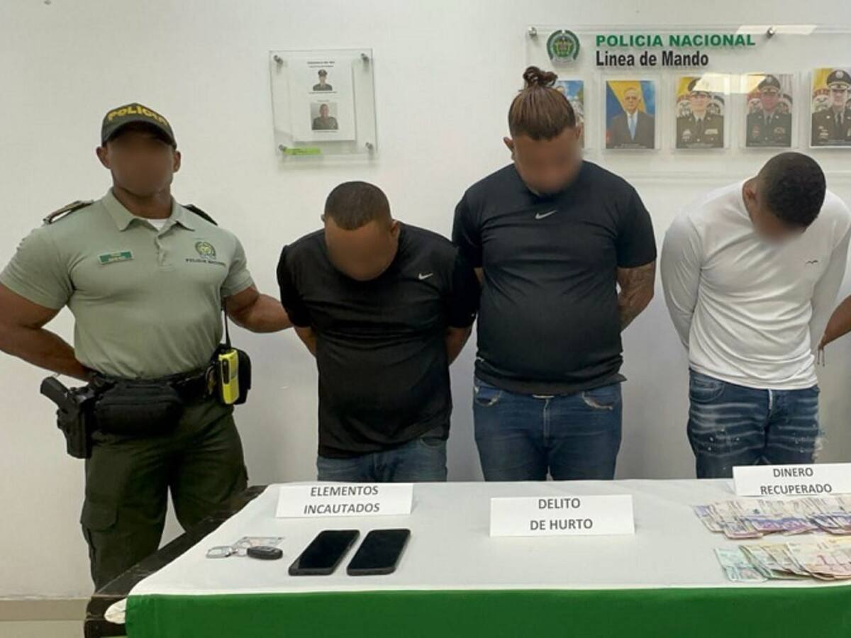 Tres hombres capturados por realizar “paseo millonario” a turista israelí en Cartagena
