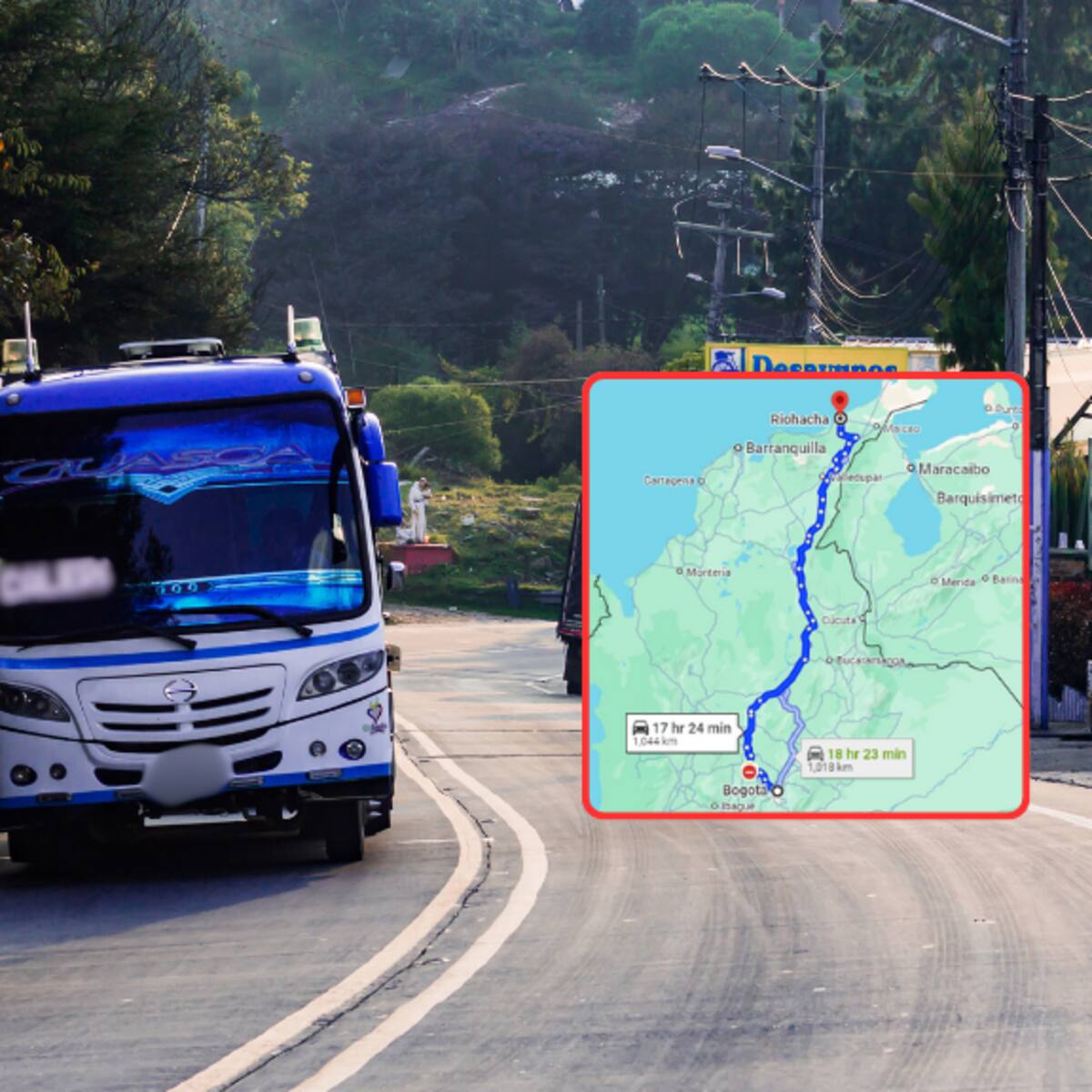 El recorrido más largo para llegar a Bogotá en bus dura más de 20 horas: ¿desde dónde sale?