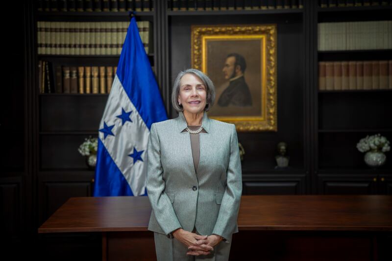 Mireya Agüero Canciller de Honduras. Foto Cancillería