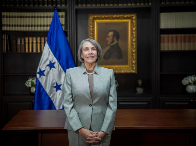 Mireya Agüero Canciller de Honduras. Foto Cancillería
