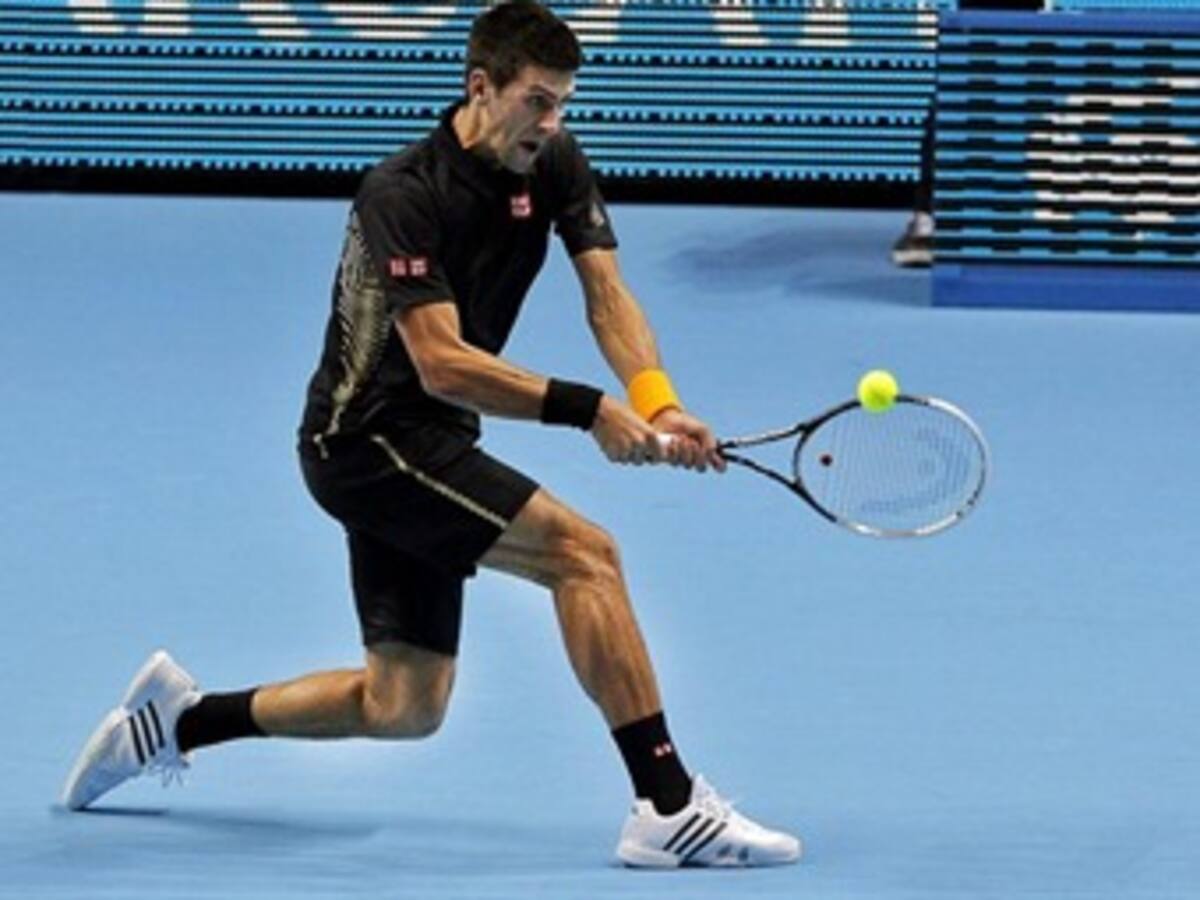 Novak Djokovic venció a Andy Murray en la Copa de Maestros de Londres