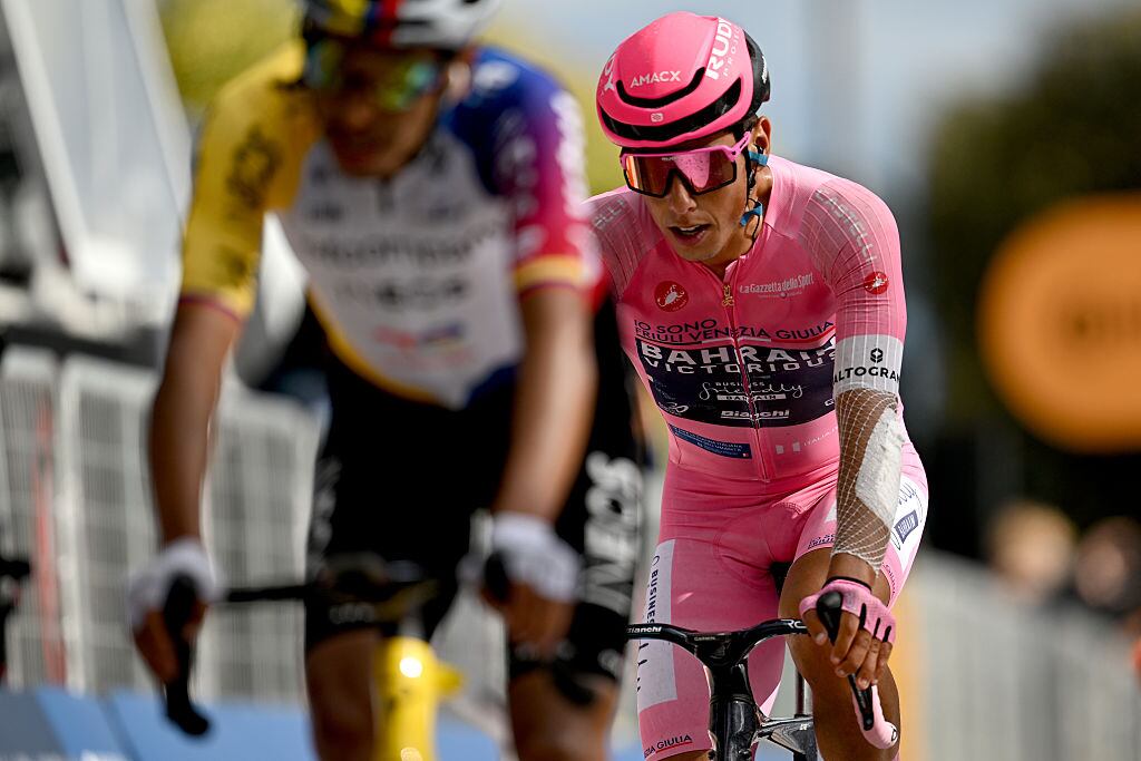 Afonso Eulálio, líder de la general, y Egan Bernal / Getty Images