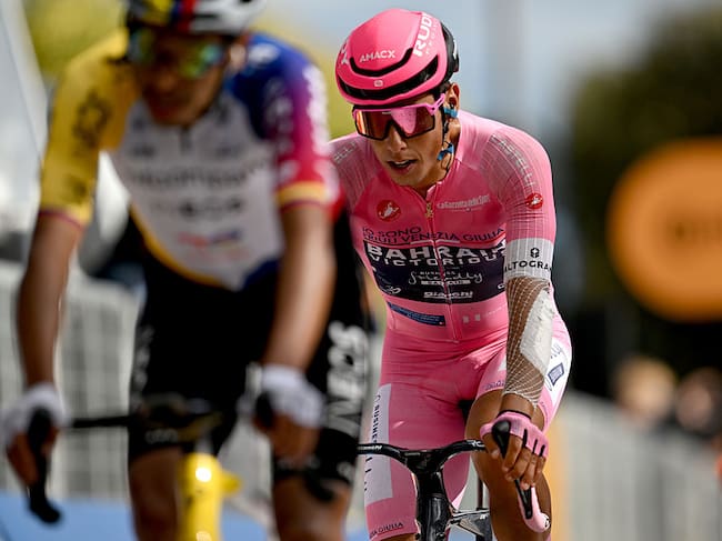 Afonso Eulálio, líder de la general, y Egan Bernal / Getty Images