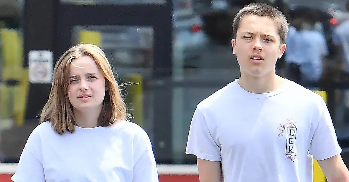 Knox y Vivianne, hijos de Brad Pitt y Angelina Jolie.