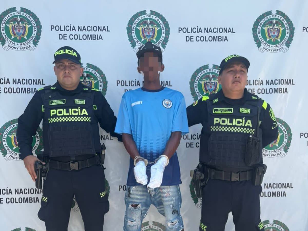 Capturado en flagrancia presunto responsable de homicidio en Santa Marta