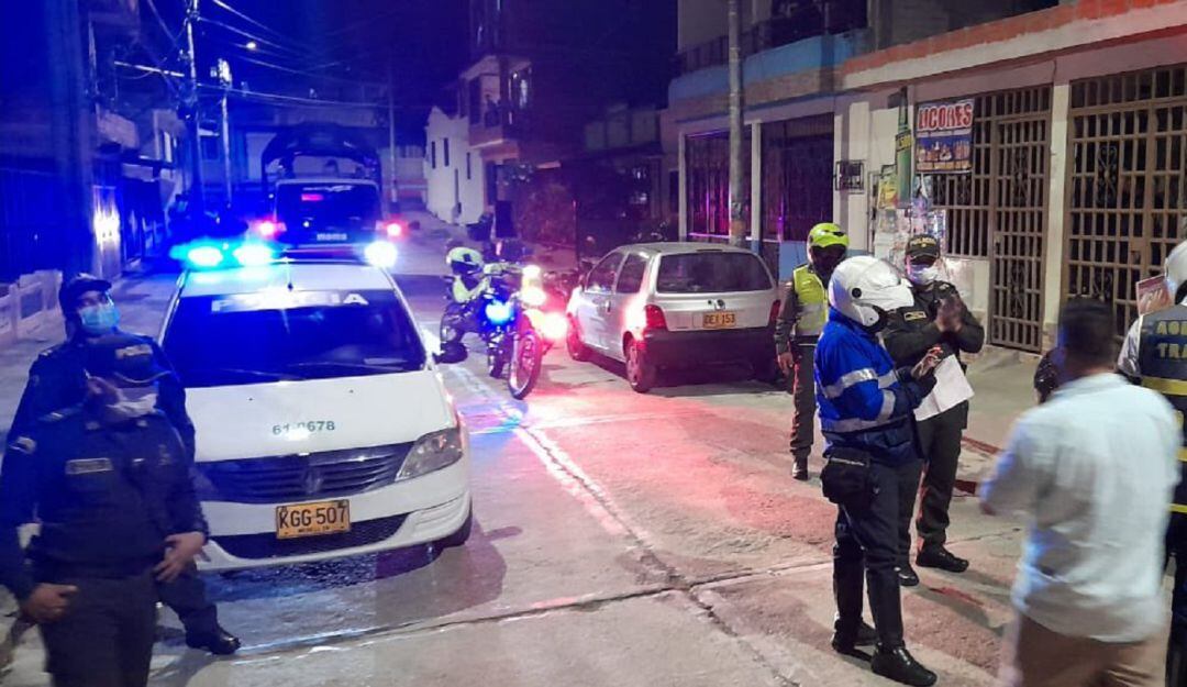 Las autoridades adelantan los operativos desde el jueves en la noche. 