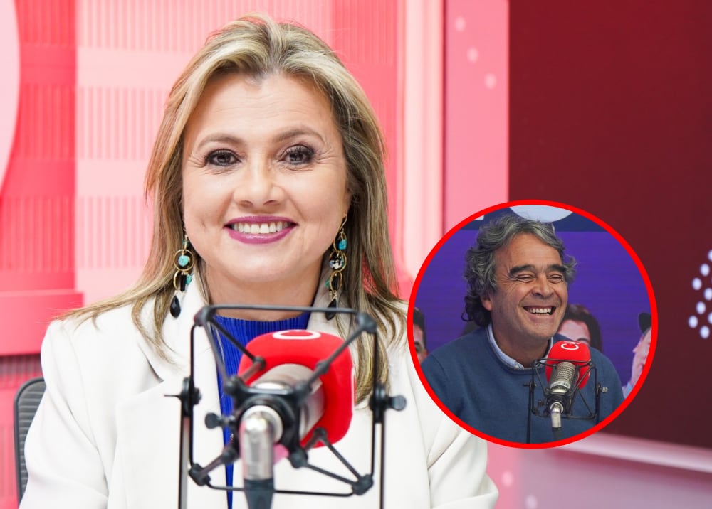 Edna Bonilla y Sergio Fajardo (Caracol Radio)