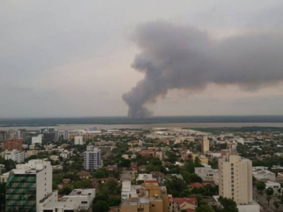 Espesa humareda evidencia nuevas quemas en Isla Salamanca