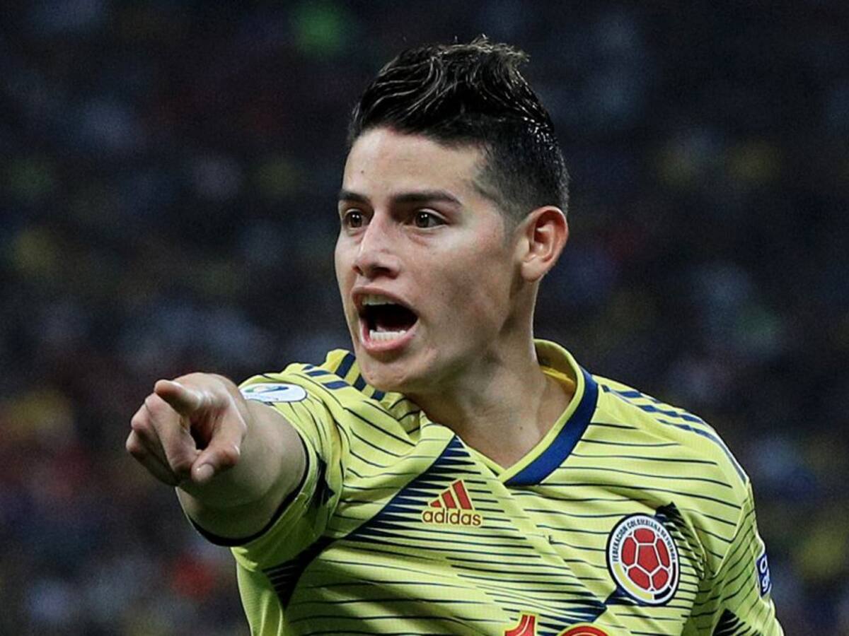 Cuando estuvo disponible, James jugó el 98% de partidos con Colombia