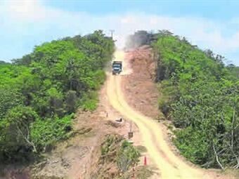 Vía de la Prosperidad. Foto: Ministerio de Transporte.