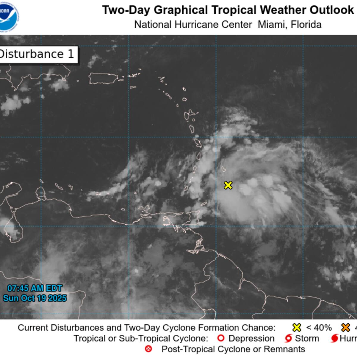 Onda tropical con potencial ciclónico se acerca al Caribe: autoridades mantienen monitoreo constante