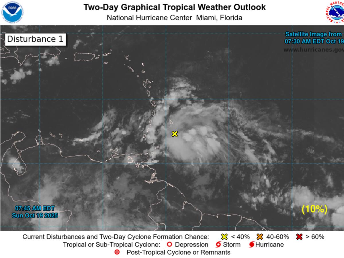 Onda tropical con potencial ciclónico se acerca al Caribe: autoridades mantienen monitoreo constante