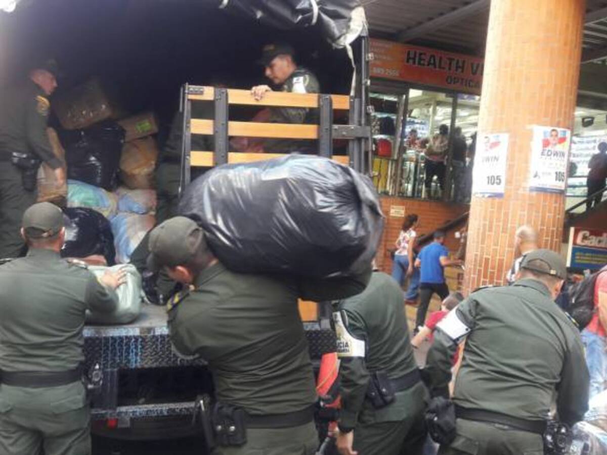 Golpe al contrabando en el centro de Cali