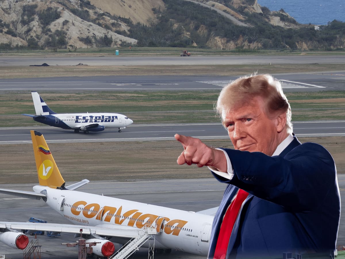 Trump anuncia que se retoman los vuelos comerciales a Venezuela, ¿cuándo se reabre el espacio aéreo?