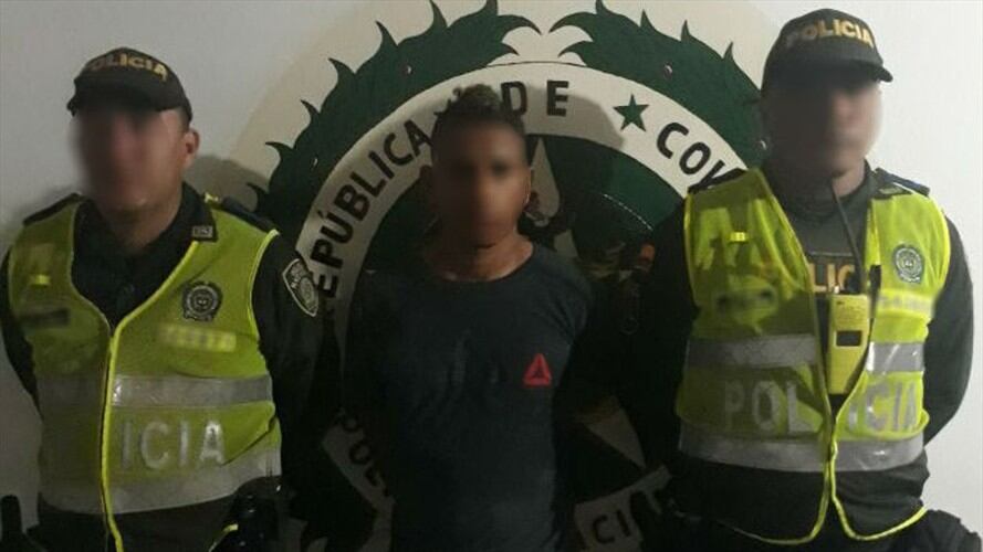 Jonathan Zabala de Horta atacó violentamente a su suegra quitándole la vida. Foto: Cortesía Policía Metropolitana de Cartagena