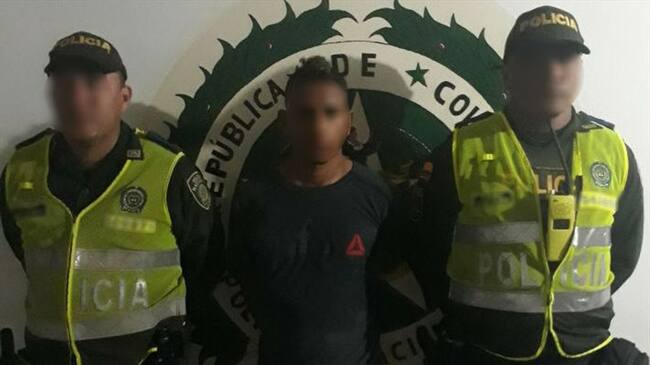 Jonathan Zabala de Horta atacó violentamente a su suegra quitándole la vida. Foto: Cortesía Policía Metropolitana de Cartagena