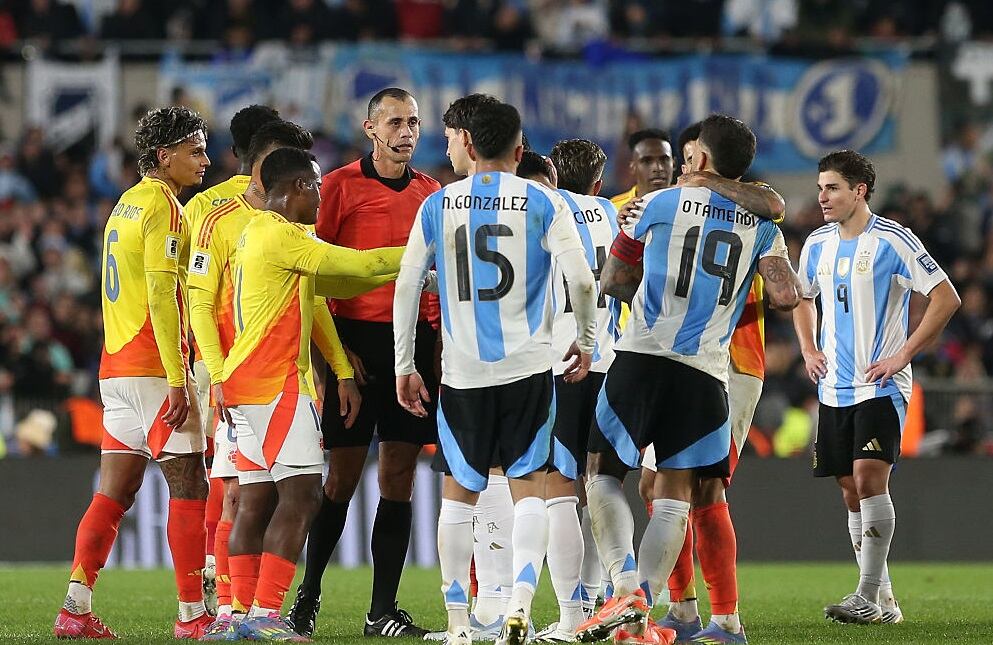 Juego entre Argentina y Colombia por las Eliminatorias al Mundial 2026 / Getty Images