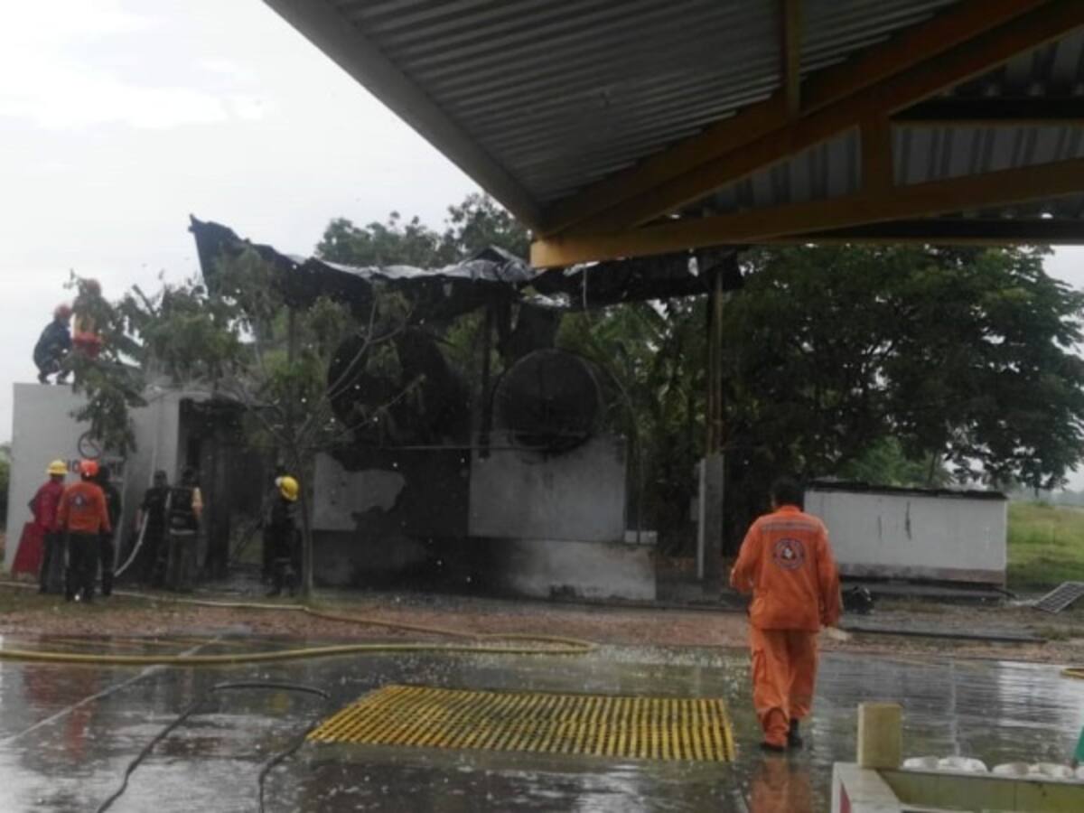 Explosión de tanque de combustible dejó dos heridos