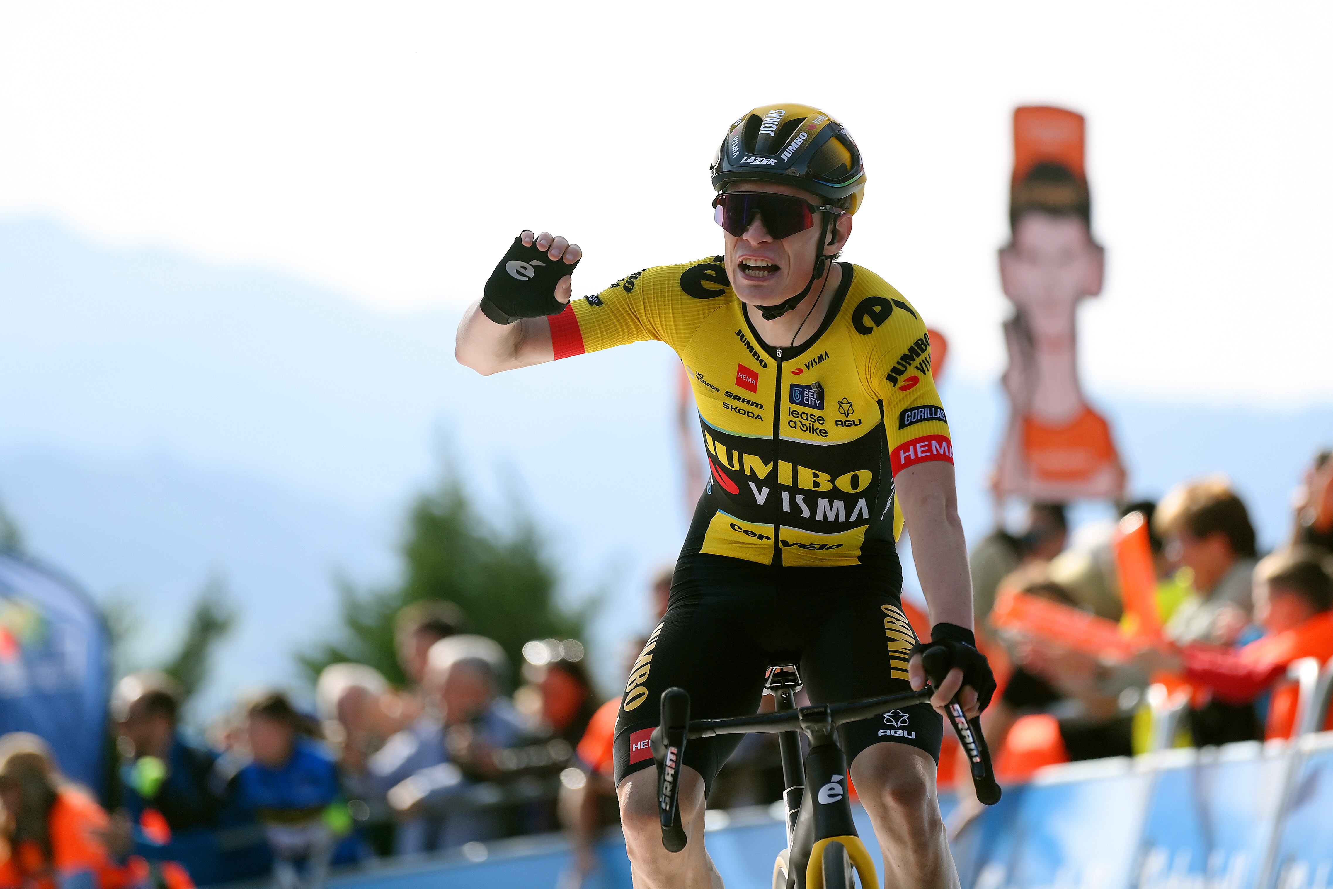 Jonas Vingegaard.  (Photo by David Ramos/Getty Images)