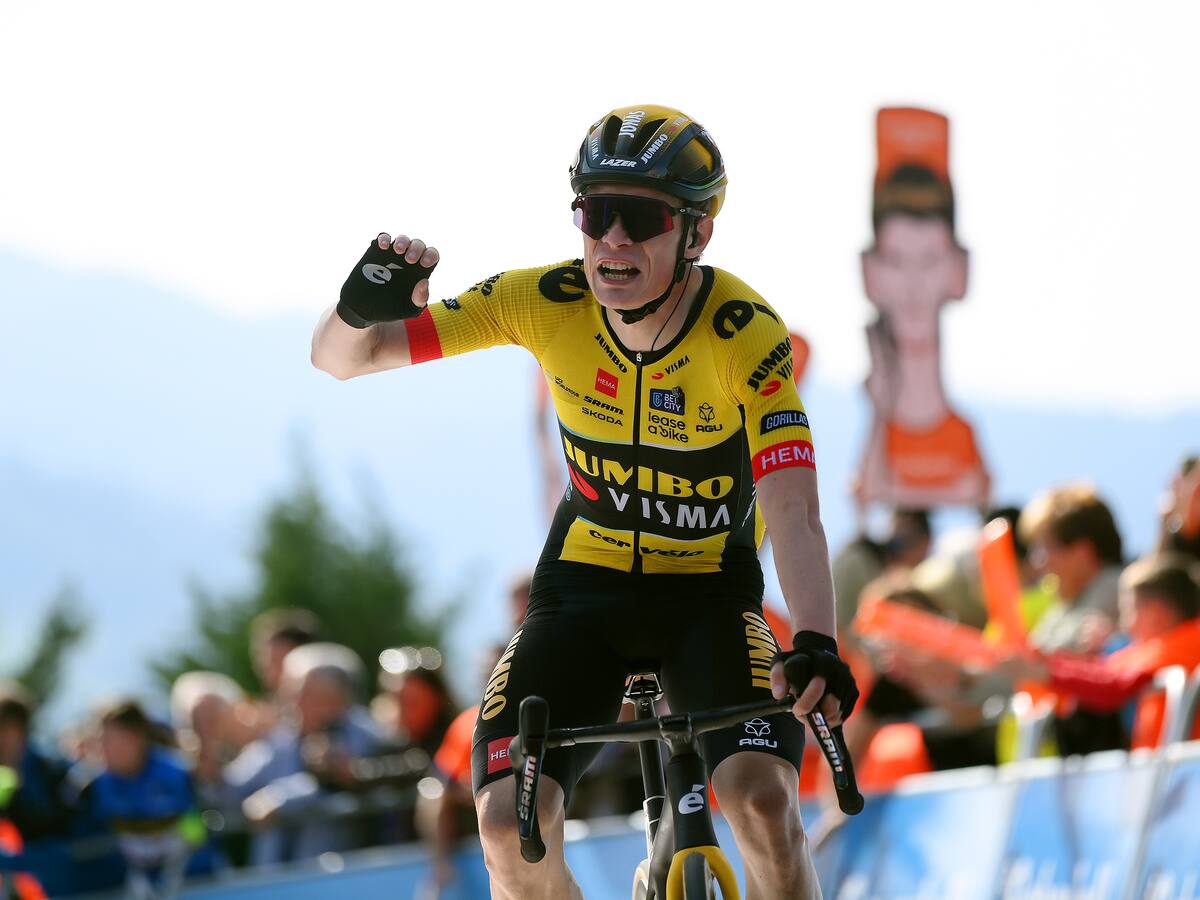 Vingegaard ganó la tercera etapa de la Vuelta al País Vasco y es el nuevo líder